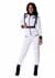 Womens White Astronaut Suit Costume Alt 1