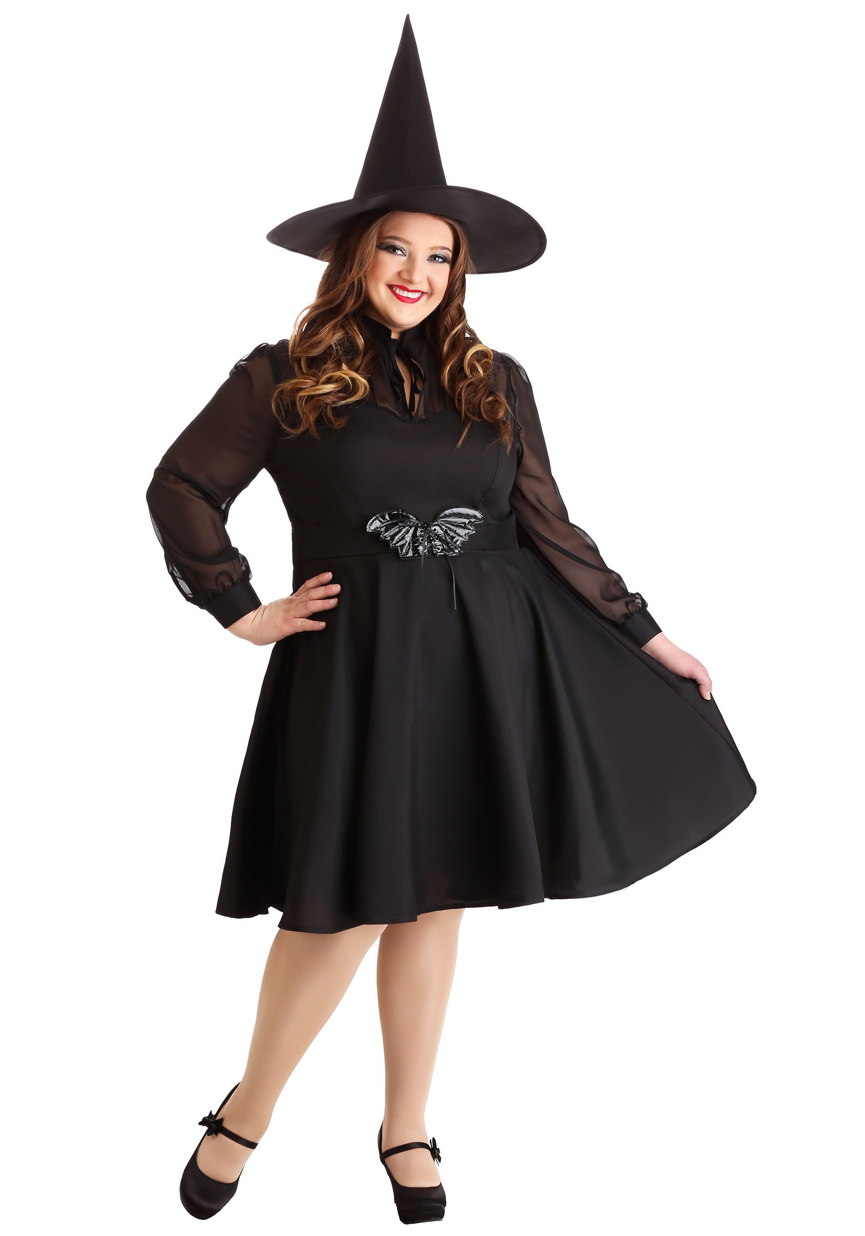 Womens Plus Size Spellbinding Witch Costume