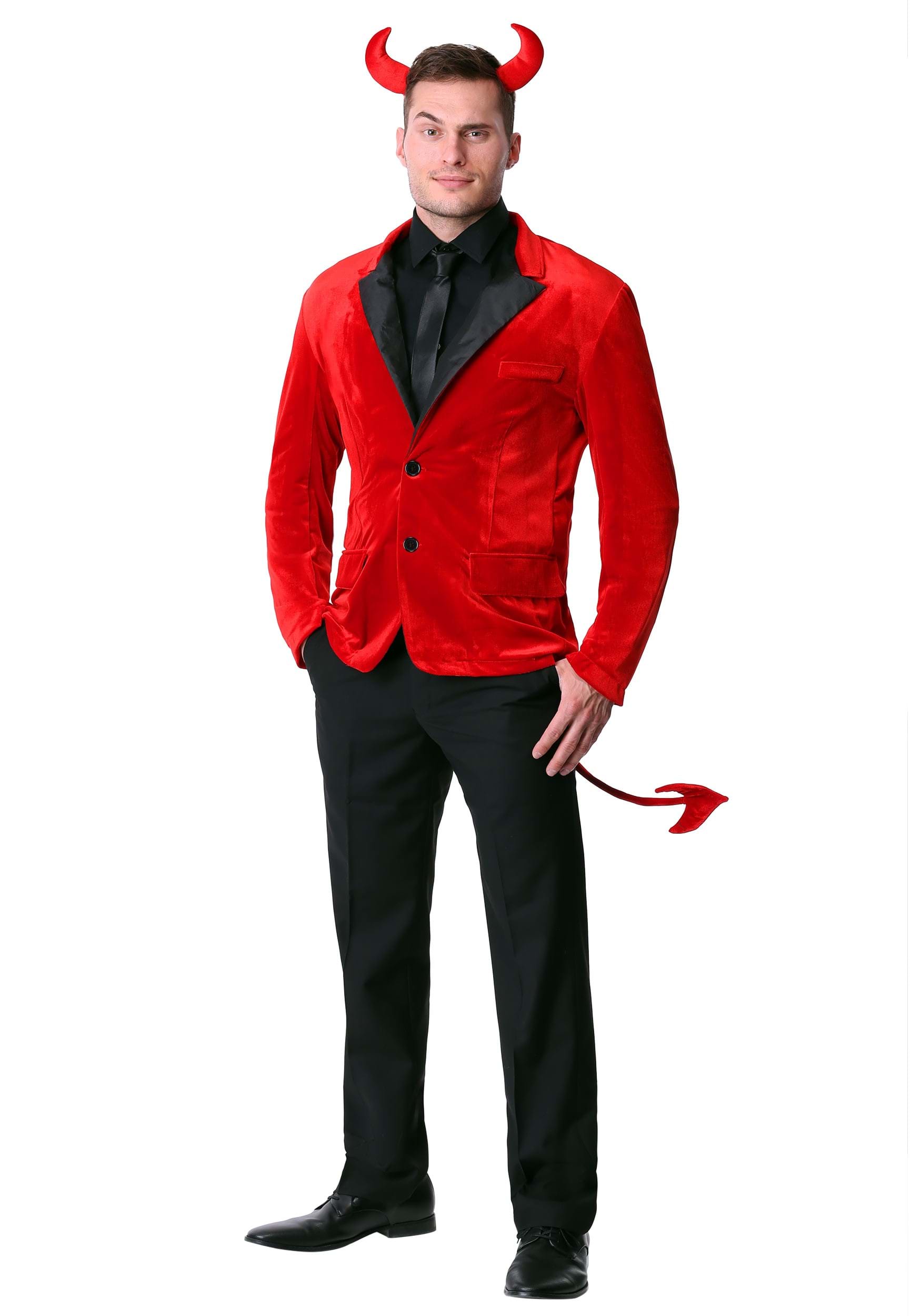 Photos - Fancy Dress FUN Costumes Dashing Devil Costume for Men Black/Red FUN6444AD
