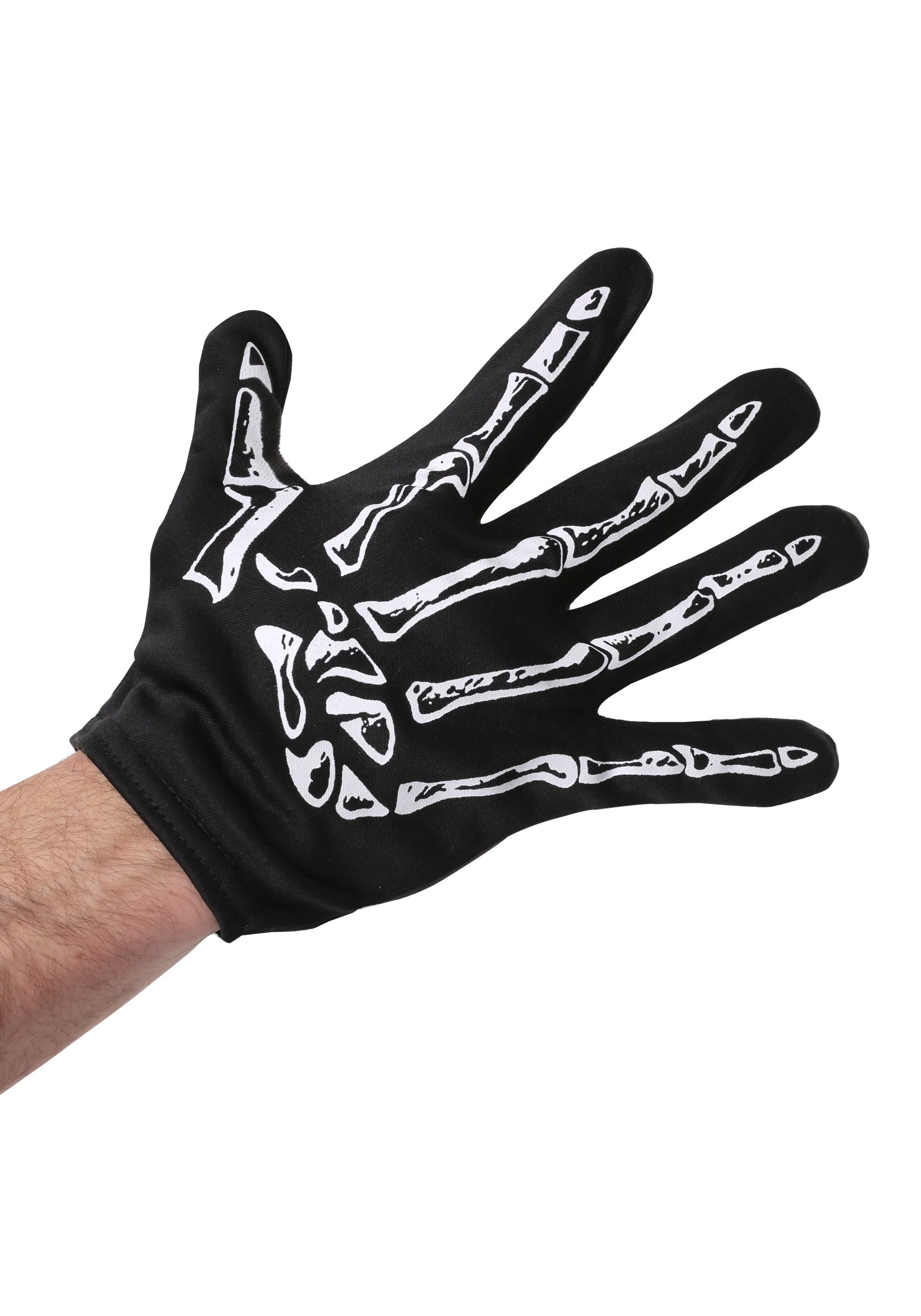 Skeleton Costume Adult Gloves
