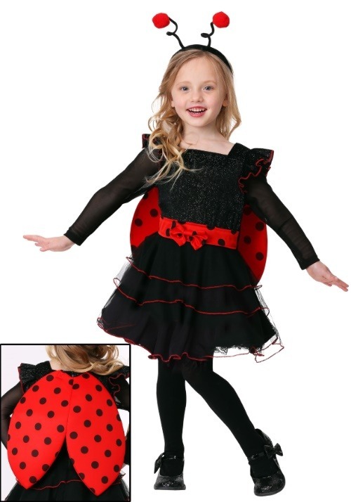 Toddler Girls Sweet Ladybug Costume