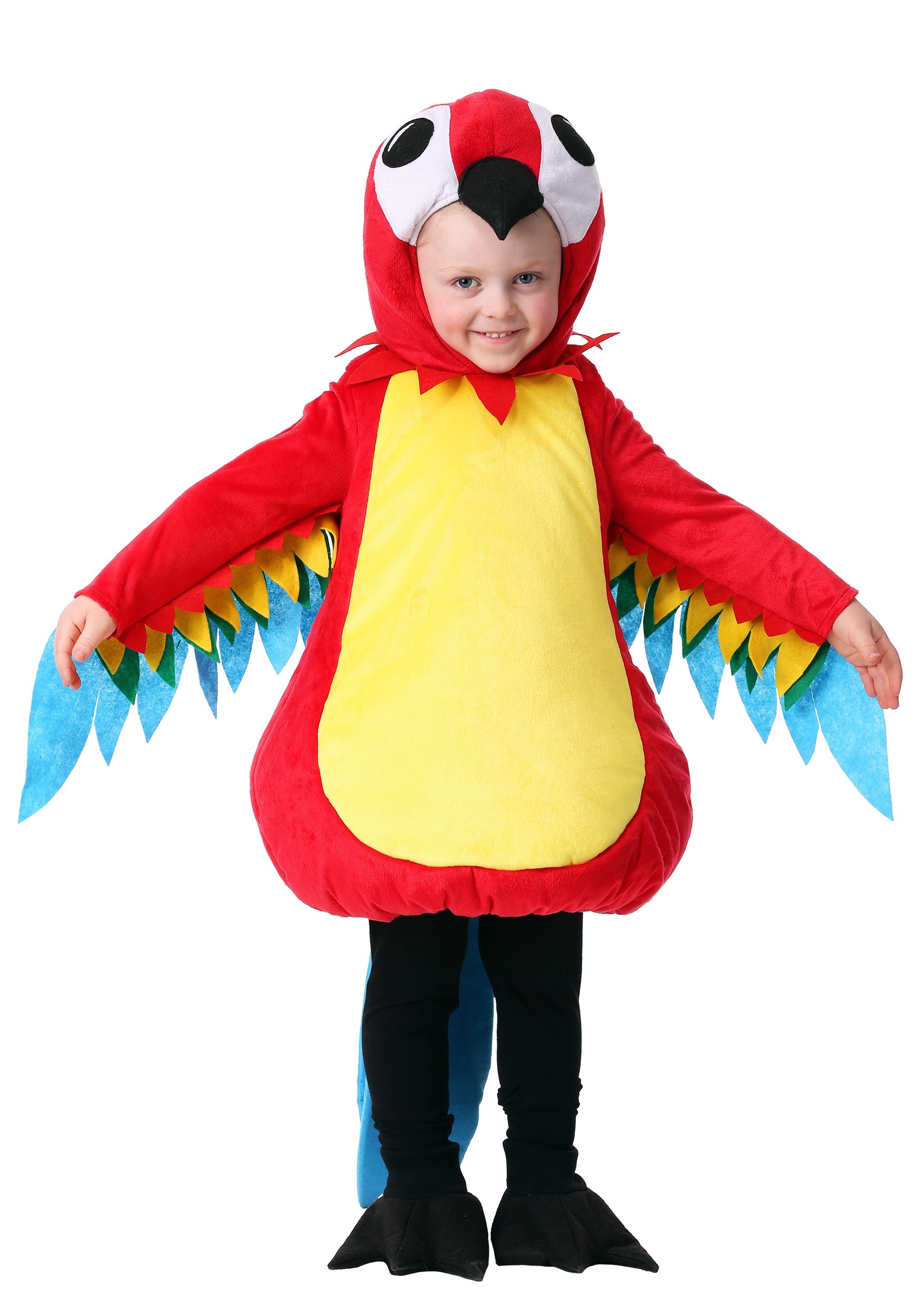 Photos - Fancy Dress Parrot FUN Costumes Squawking  Toddler Costume Red/Blue/Yellow FUN6 