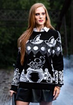 Adult Witch Spellcraft and Curios Ugly Halloween Sweater 1