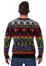 Classic Horror Monsters Fair Isle Adult Halloween Sweater Al