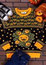 Adult Pumpkin Patch Ugly Halloween Sweater Alt 3