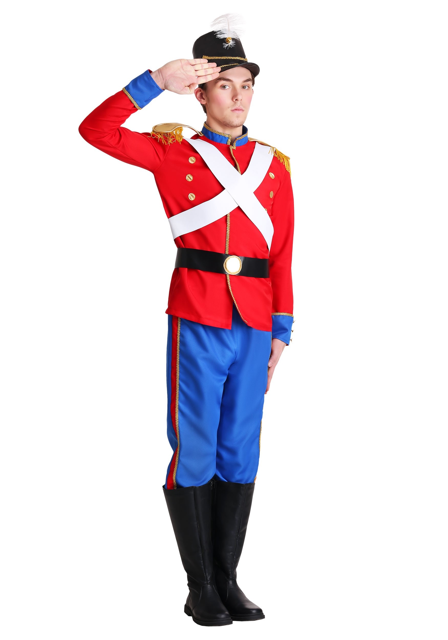 Photos - Fancy Dress Soldier FUN Costumes Men's Toy  Costume Black/Blue/Red FUN0589AD 