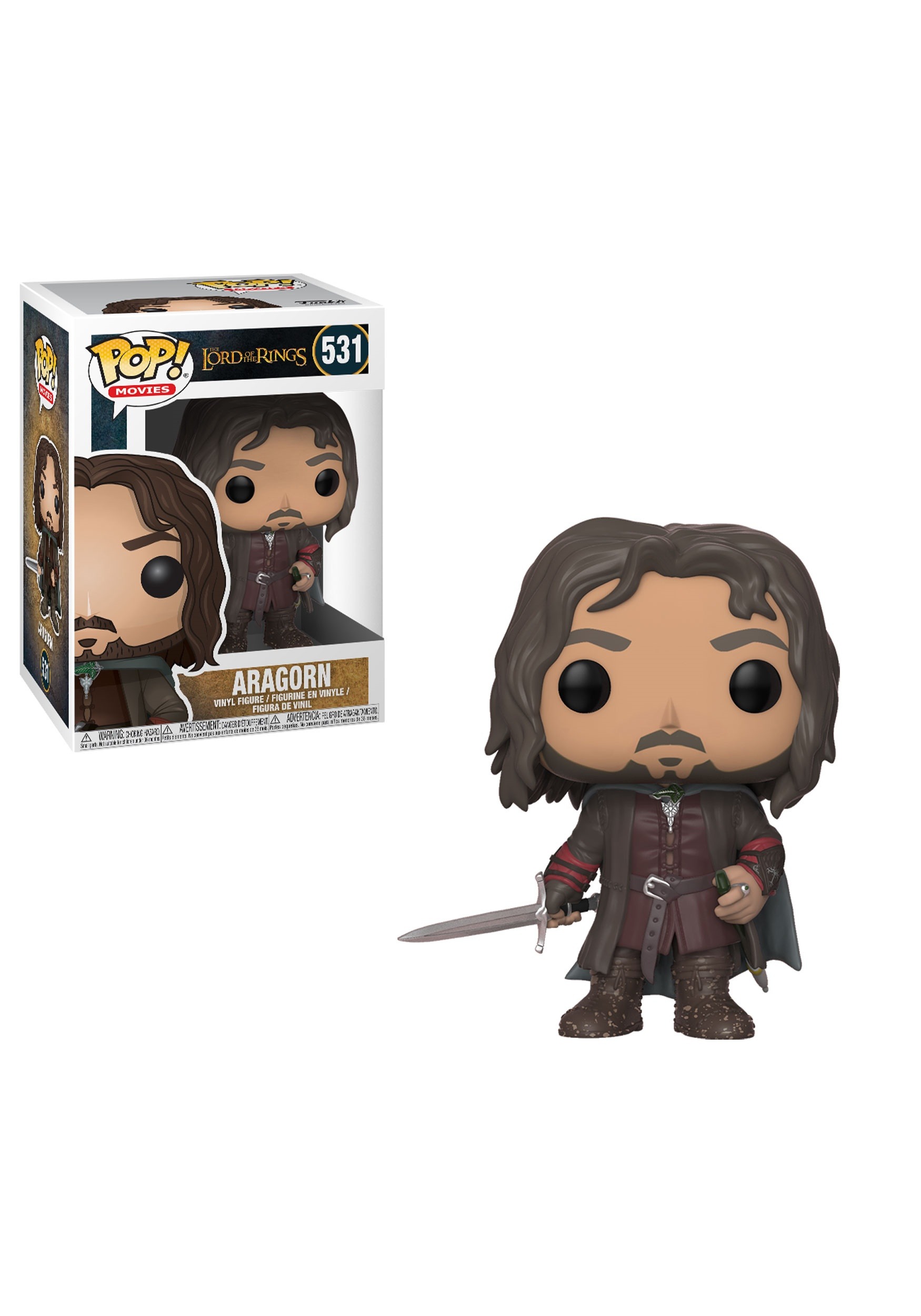 Funko POP! Movies: The Lord of the Rings - Aragorn Vinyl Figure