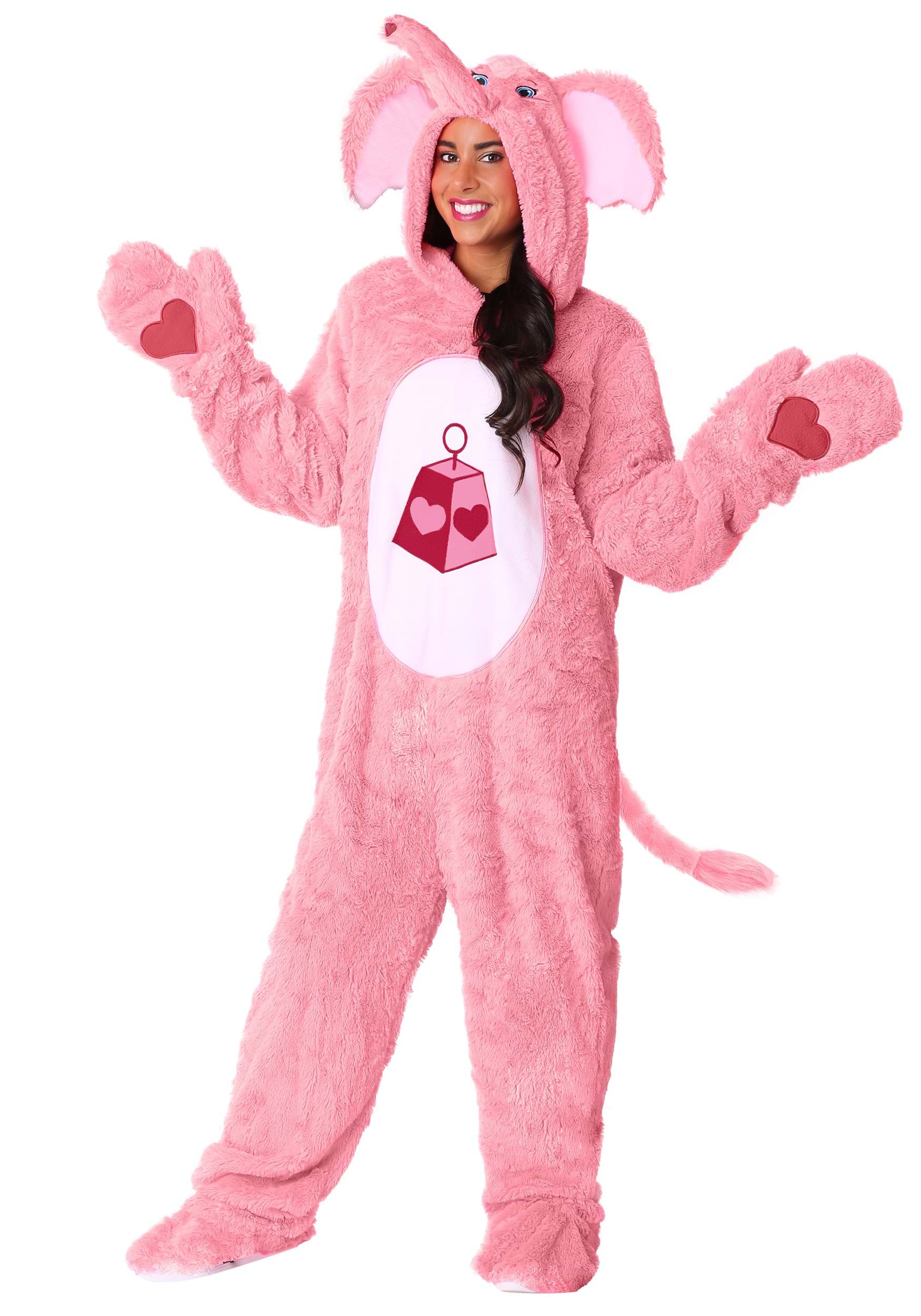 Photos - Fancy Dress Elephant FUN Costumes Care Bears & Cousins Lotsa Heart  Adult Costume Pink& 
