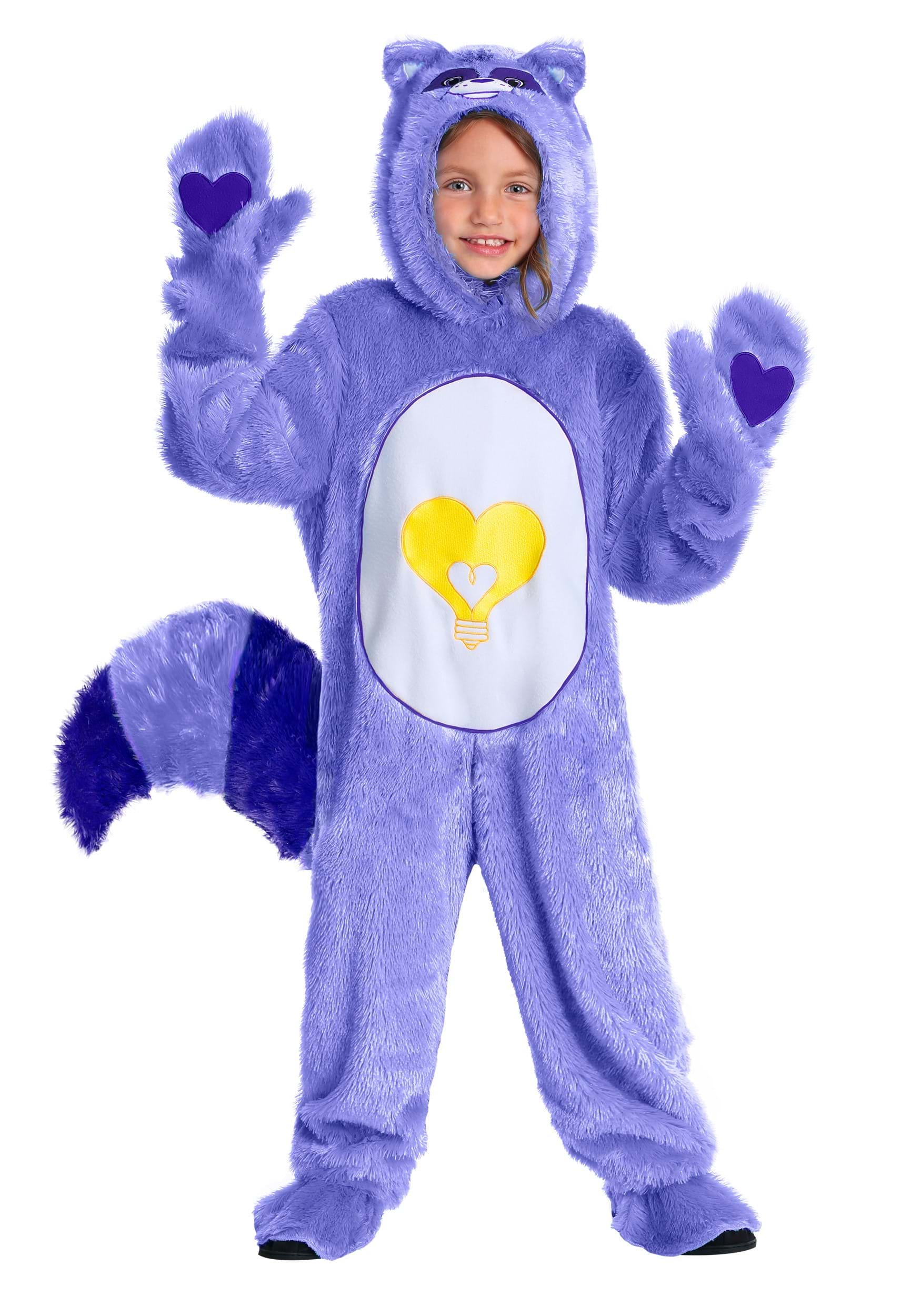 Photos - Fancy Dress Toddler FUN Costumes Care Bears & Cousins Bright Heart Raccoon  Costume Pur 