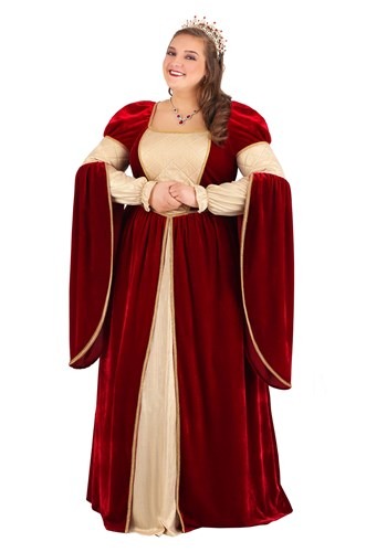 Plus size Women's Regal Renaissance Queen Costume