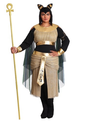Women's Bastet Egyptian Goddess Plus Size Costume