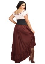 Women's Plus Size Saloon Gal Costume 1