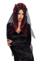 Womens Gothic Rose Headpiece