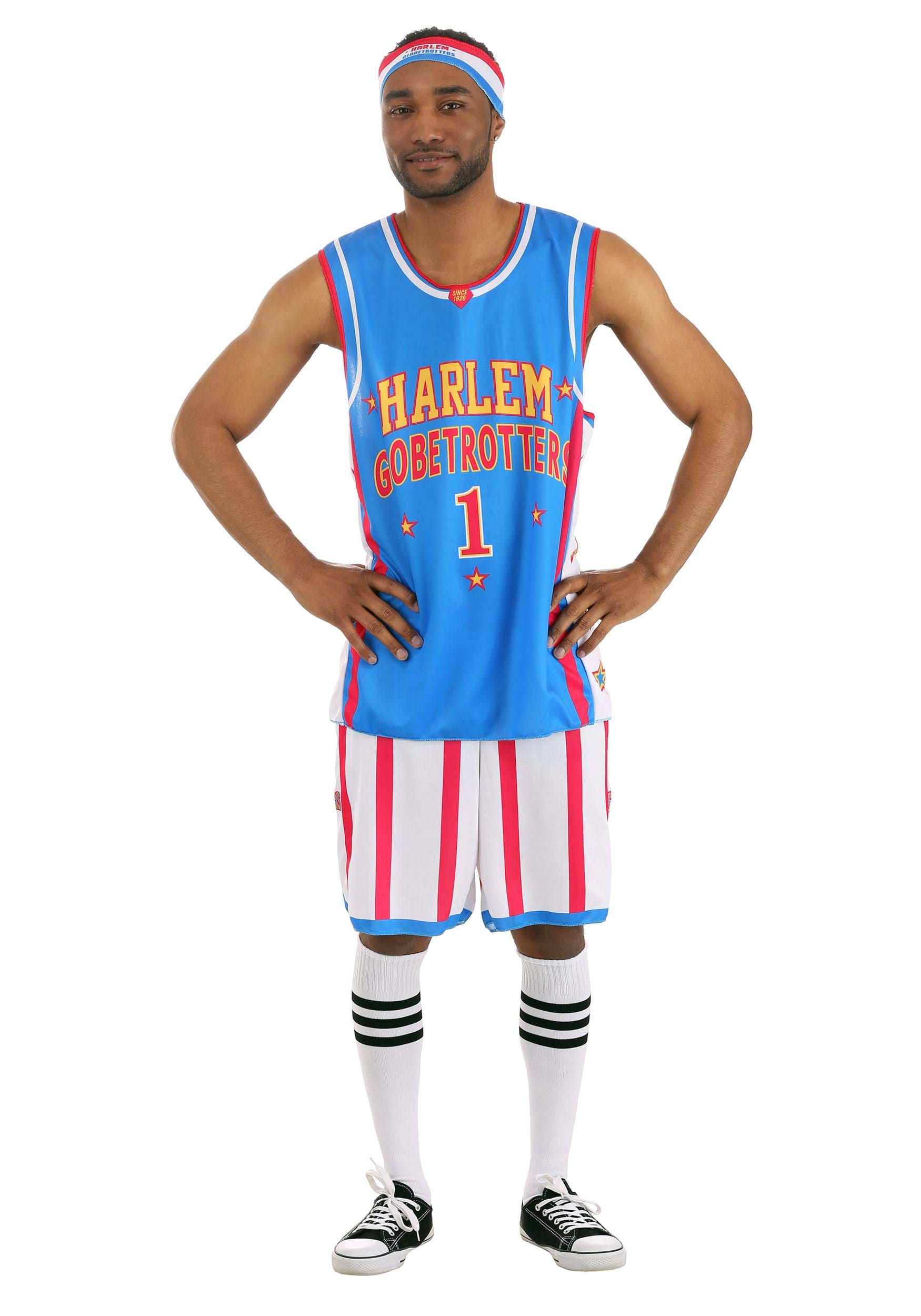 Harlem Globetrotters Uniform Mens Costume