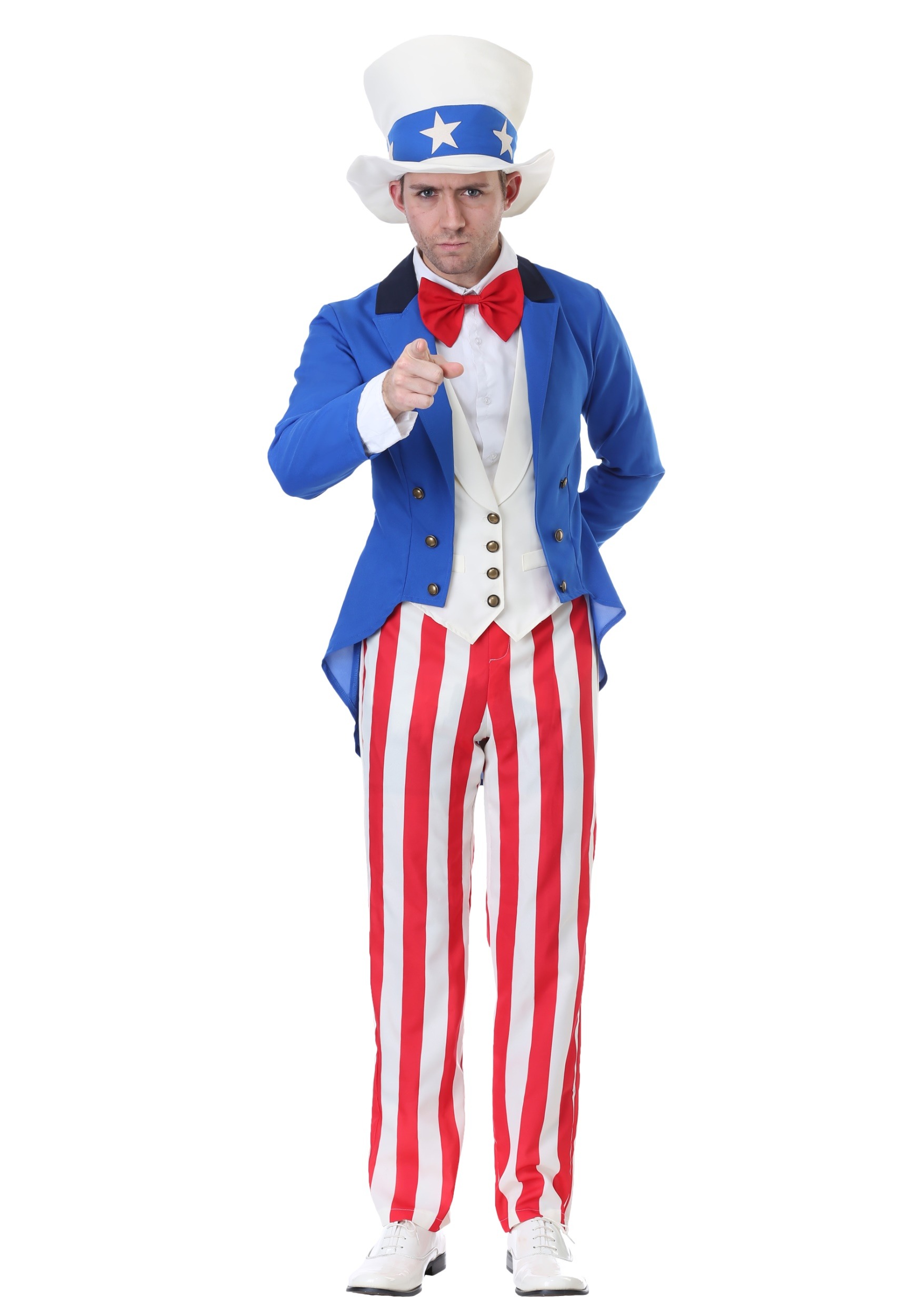 Mens Plus Size Classic Uncle Sam Costume