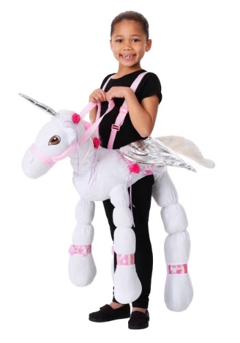 Kids Ride a Unicorn Costume