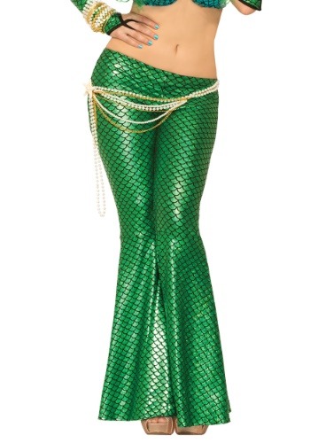 Green Mermaid Scales Costume Leggings