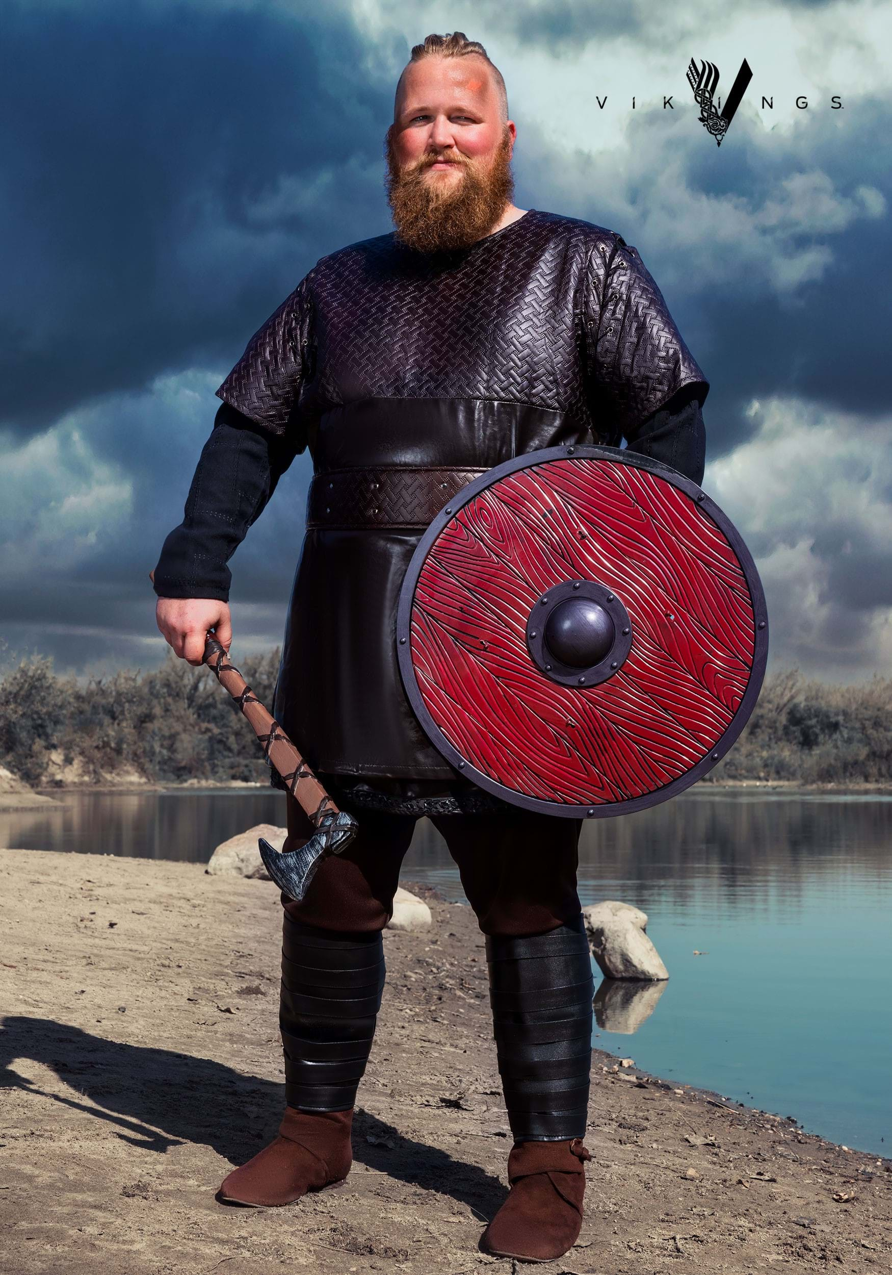 Adult Plus Size Men's Vikings Ragnar Lothbrok Costume