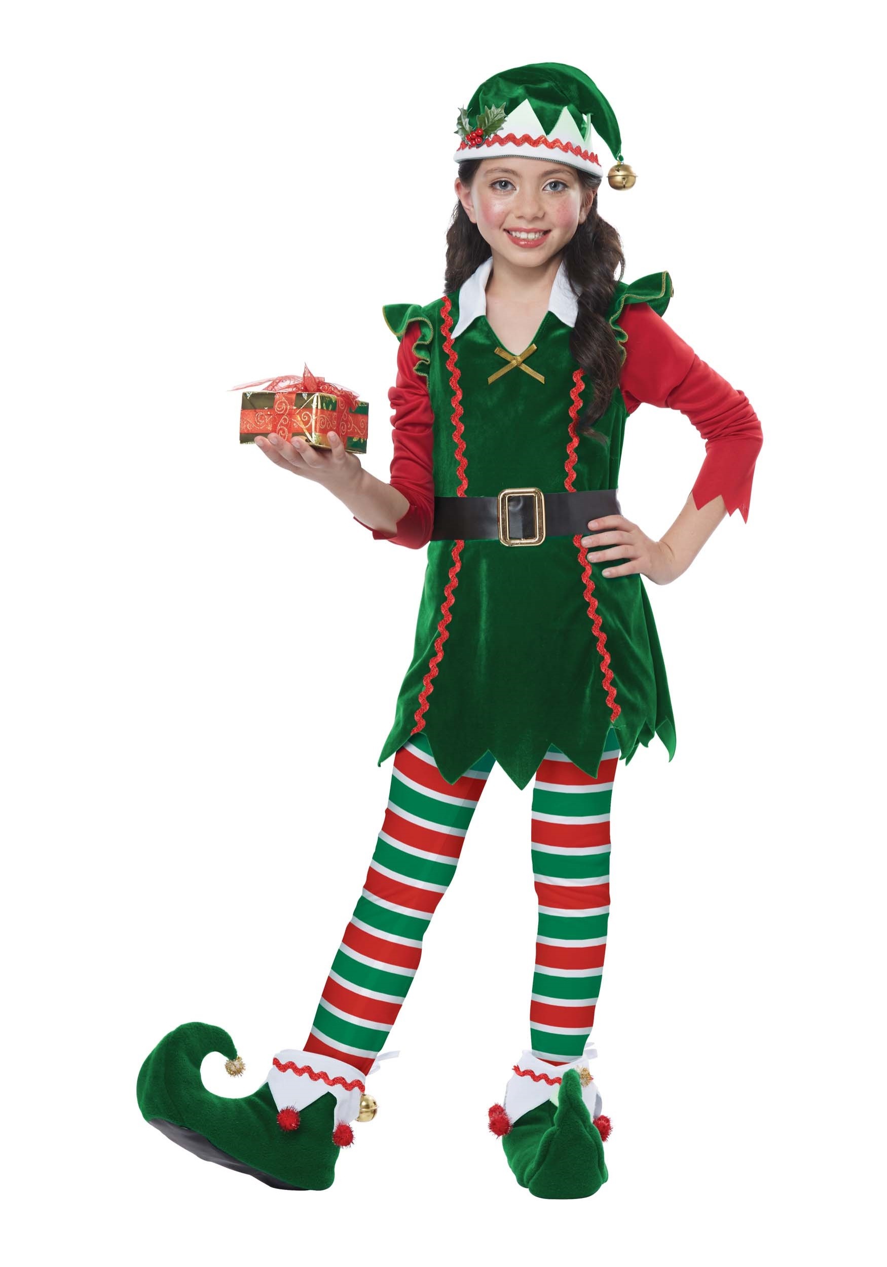 Photos - Fancy Dress California Costume Collection North Pole Elf Kids Costume Green/Red CA 