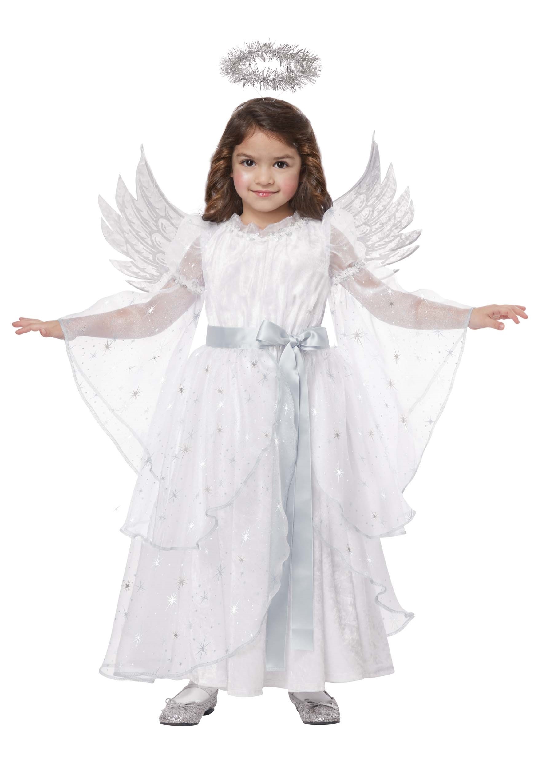 Photos - Fancy Dress California Costume Collection Starlight Angel Toddler Costume Gray/Whi 