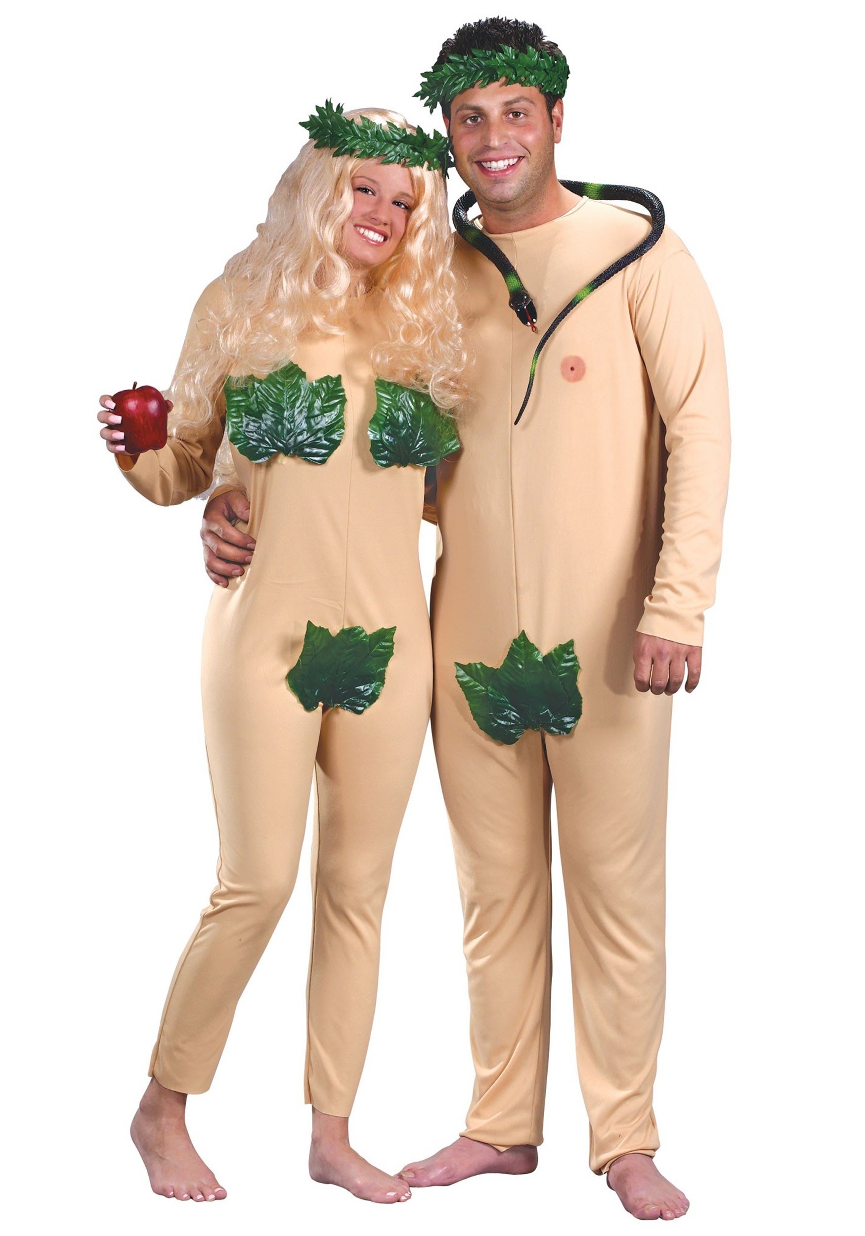 Biblical Adam and Eve Couples Costume | 2+ Person Costumes