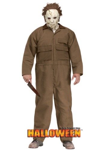 Mens Rob Zombie Halloween Michael Myers Plus Size Costume