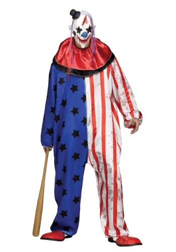 Mens Evil Clown Costume