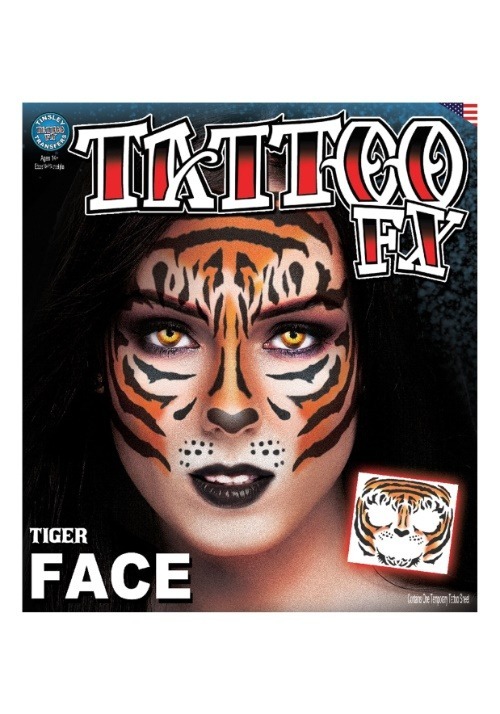 Tiger Face Tattoo