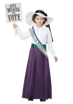 Girl's American Suffragette Costume