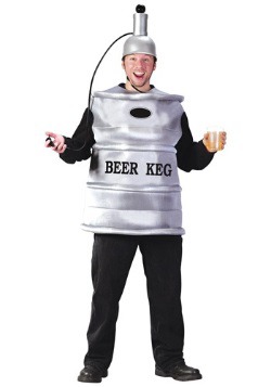 Silver Beer Keg Costume