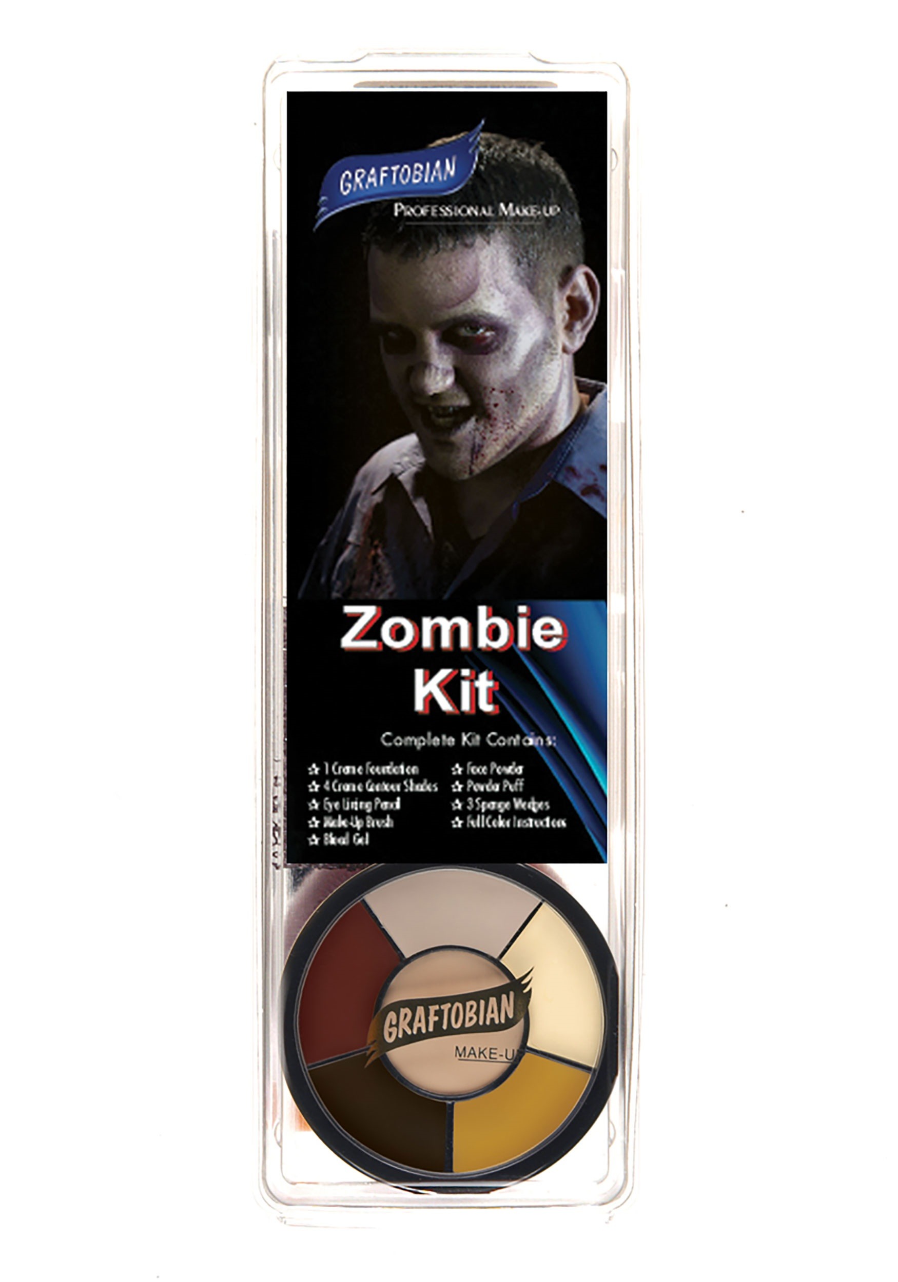 Deluxe Zombie Costume Makeup Kit