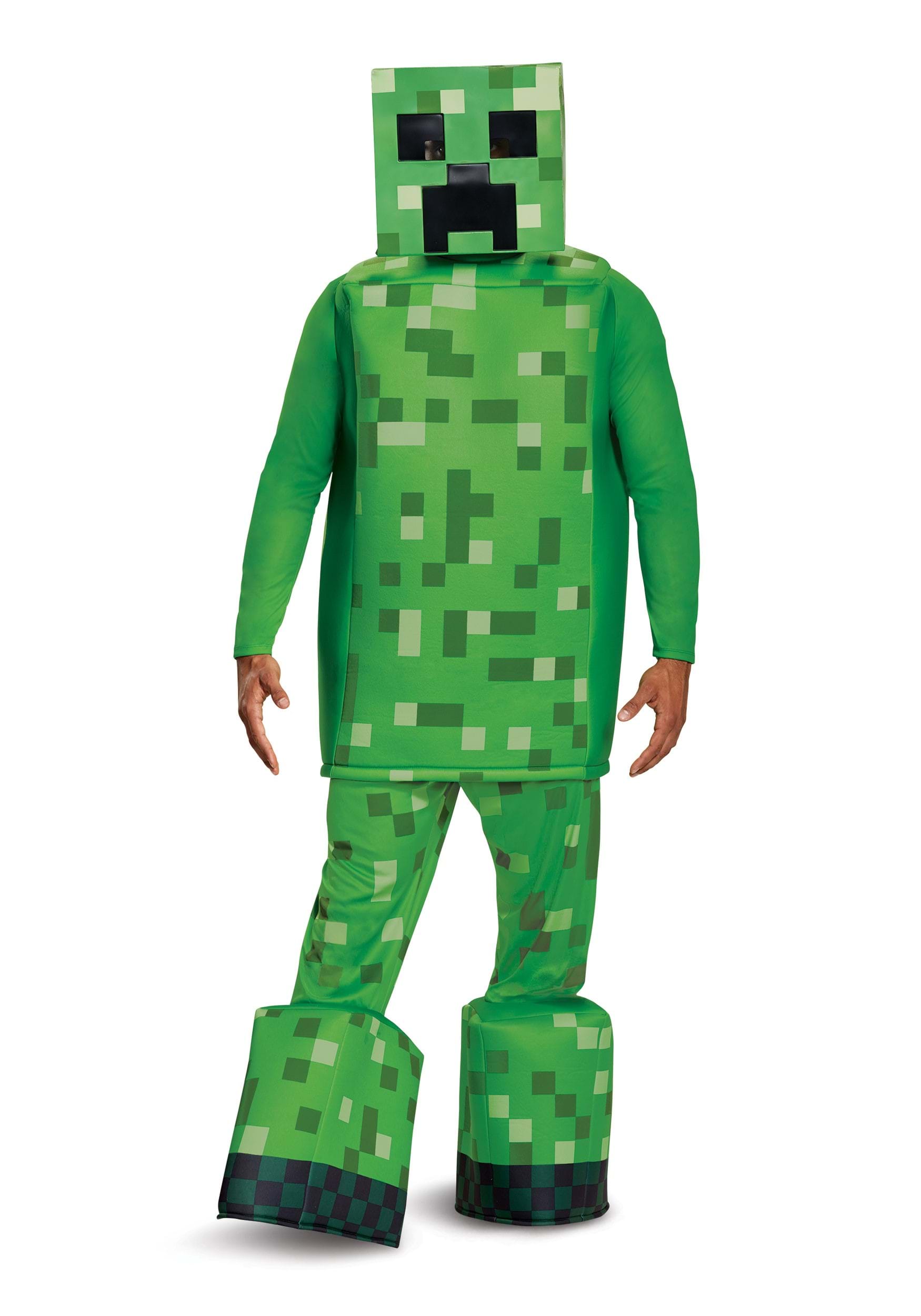 Adult Minecraft Prestige Creeper Costume , Minecraft Costumes