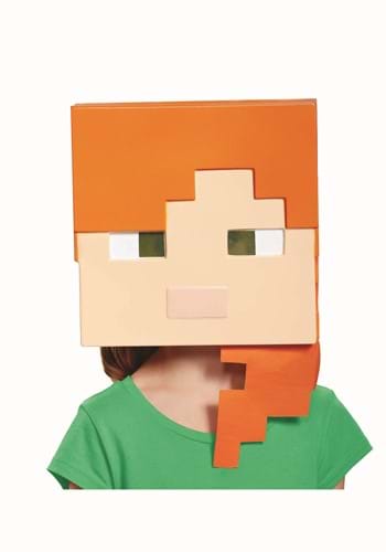 Minecraft Child Alex Mask