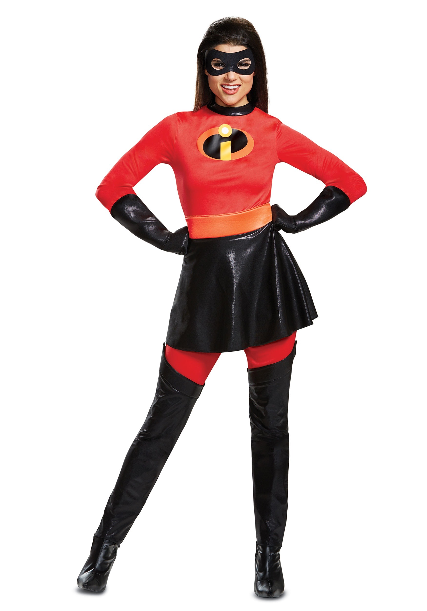 Photos - Fancy Dress Disney Disguise Incredibles 2 Deluxe Mrs. Incredible Costume for Adults Black/ 