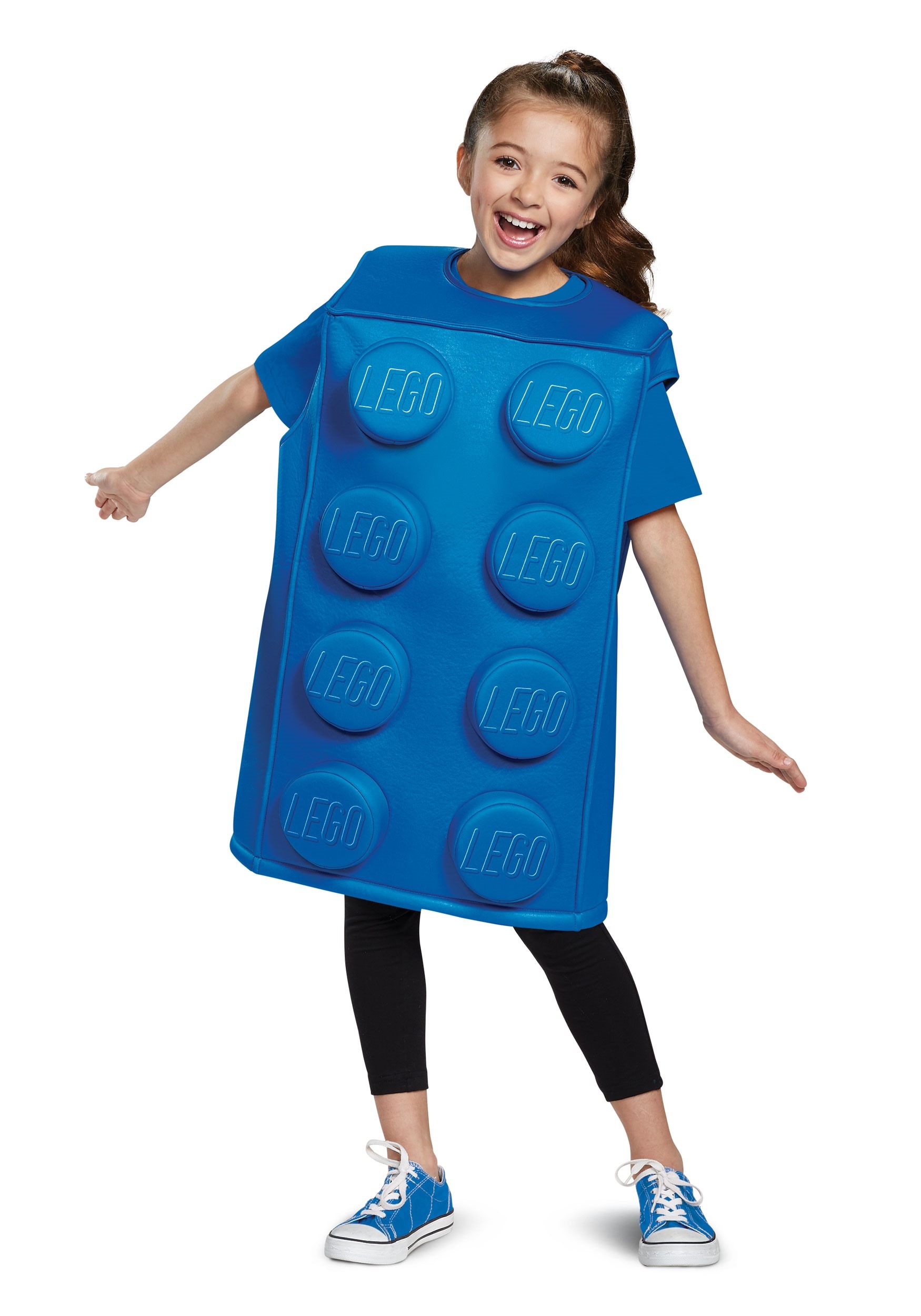 Child Lego Blue Brick Costume