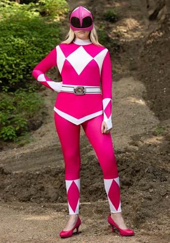 Guanti Bambino Pink Ranger Film – Ufficiali, In Poliestere Con Stampa Grafica, Taglia Standard