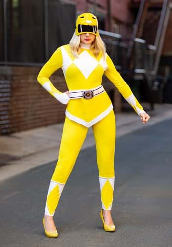 Adult Power Rangers Yellow Ranger Costume Update