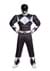 Adult Power Rangers Black Ranger Muscle Costume Alt 2
