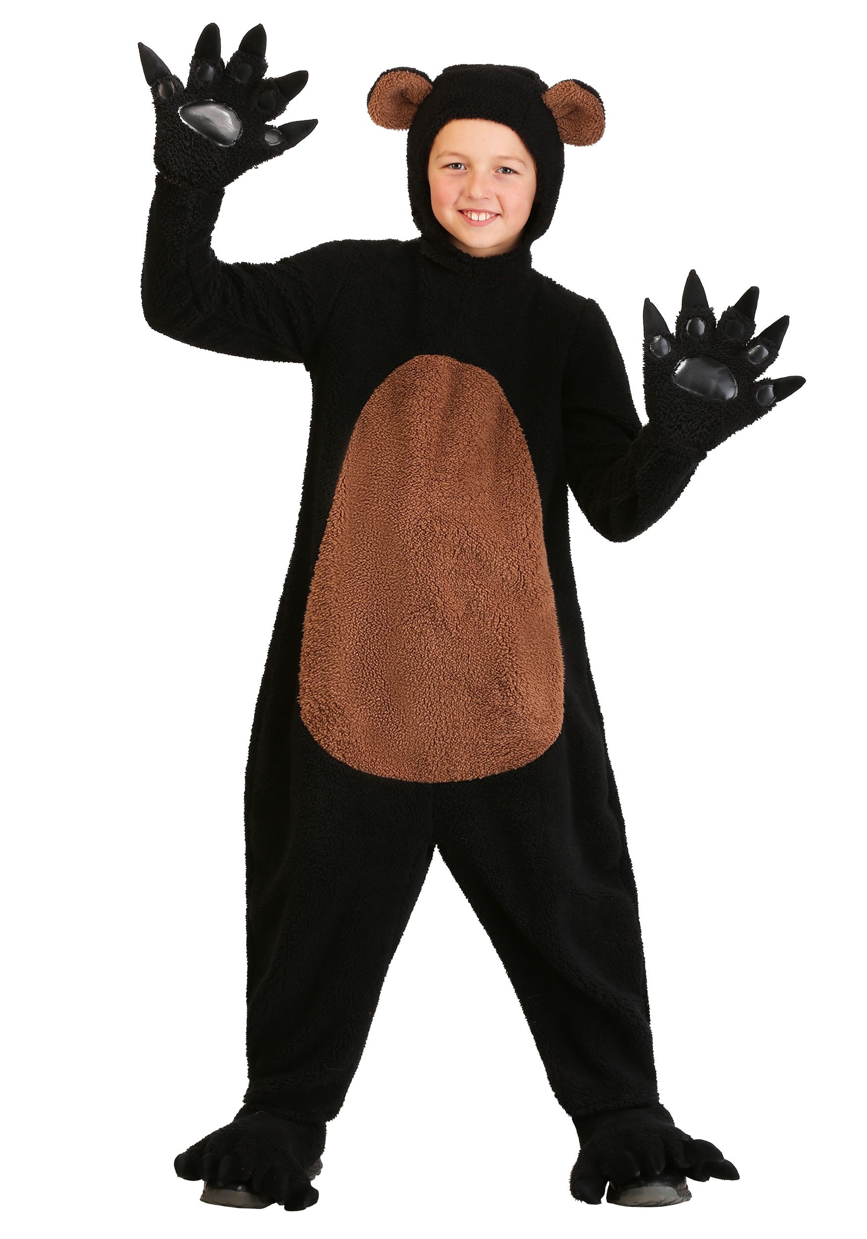 Photos - Fancy Dress Grizzly FUN Costumes Child Grinning  Costume | Kid's Animal Costumes Black& 
