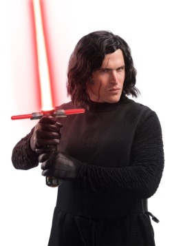 Adult Kylo Ren Wig and Scar Tattoo Set