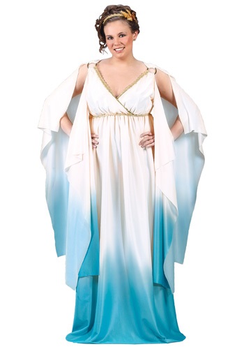 Women's Roman Goddess Plus Size Costume
