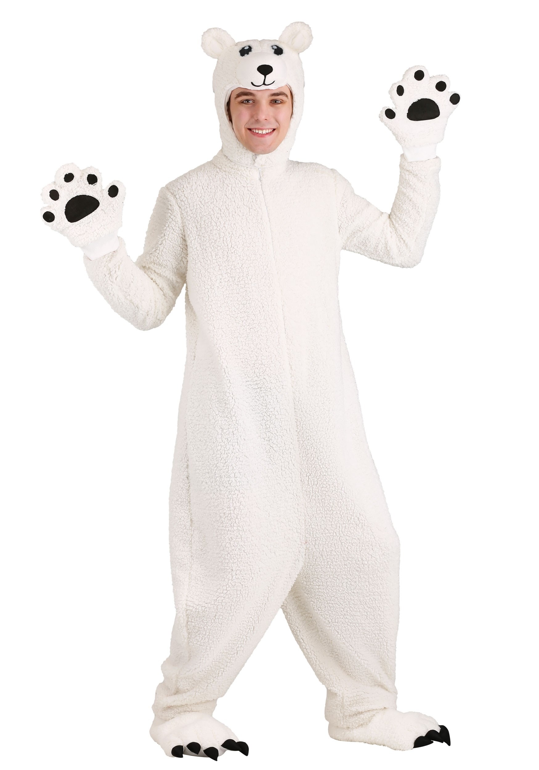 Arctic Polar Bear Adult Costume , Adult Bear Costumes