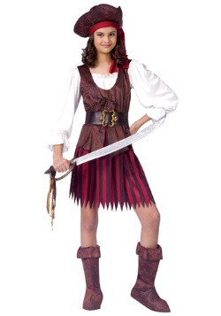 Girls High Seas Pirate Girl Costume