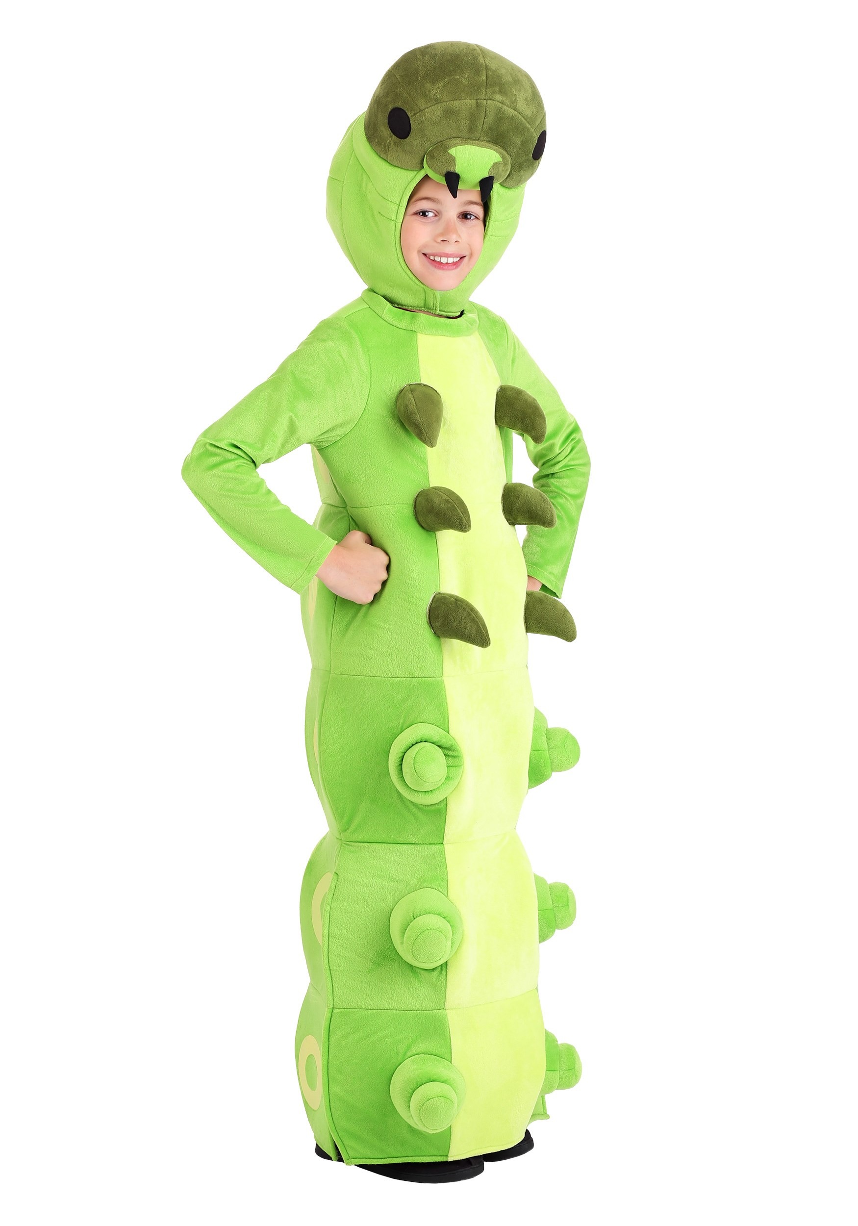 Photos - Fancy Dress CATerpillar FUN Costumes Green  Child's Costume Green FUN7073CH 