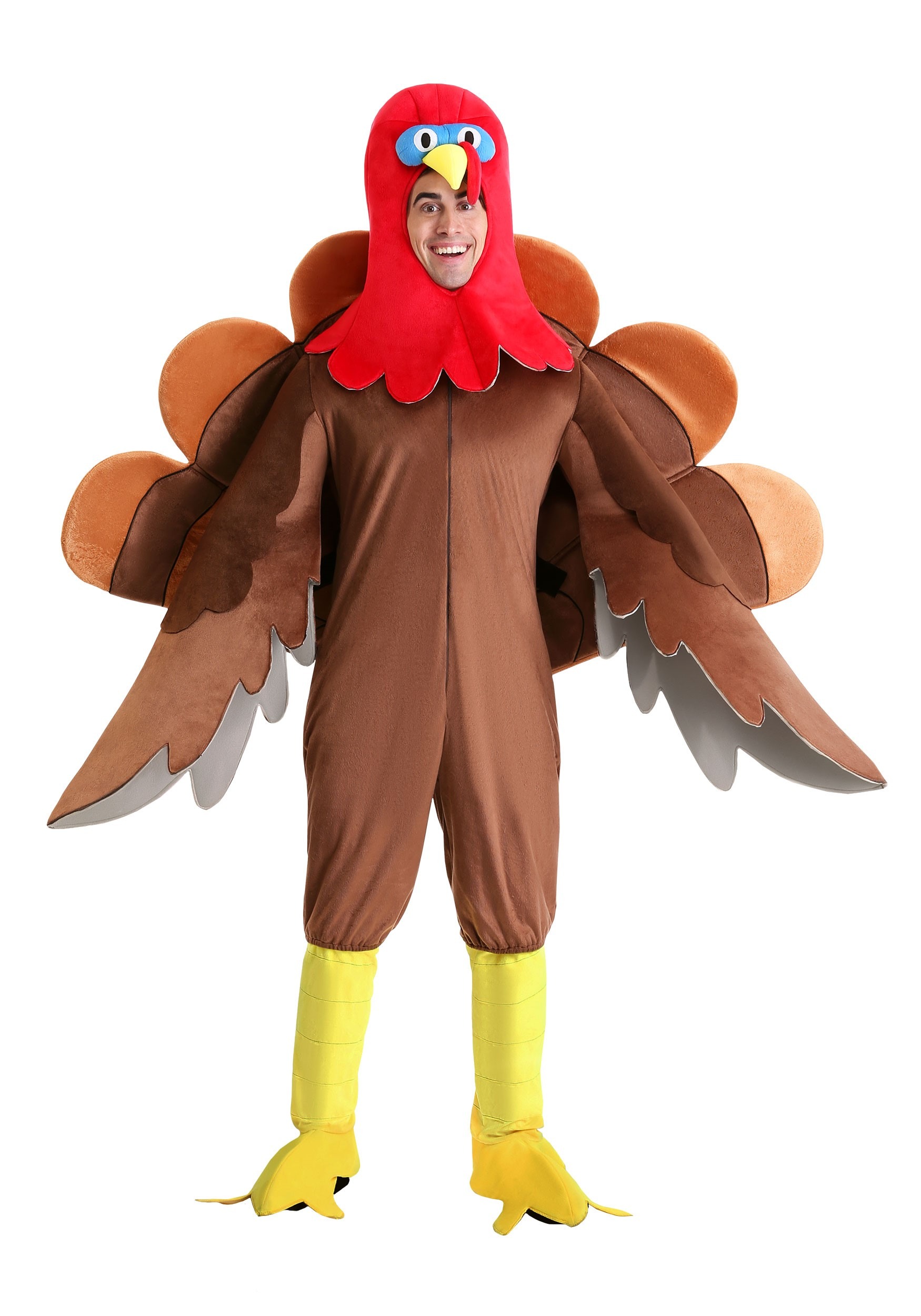 Adult Plus Size Wild Turkey Costume | Plus Size Animal Costumes