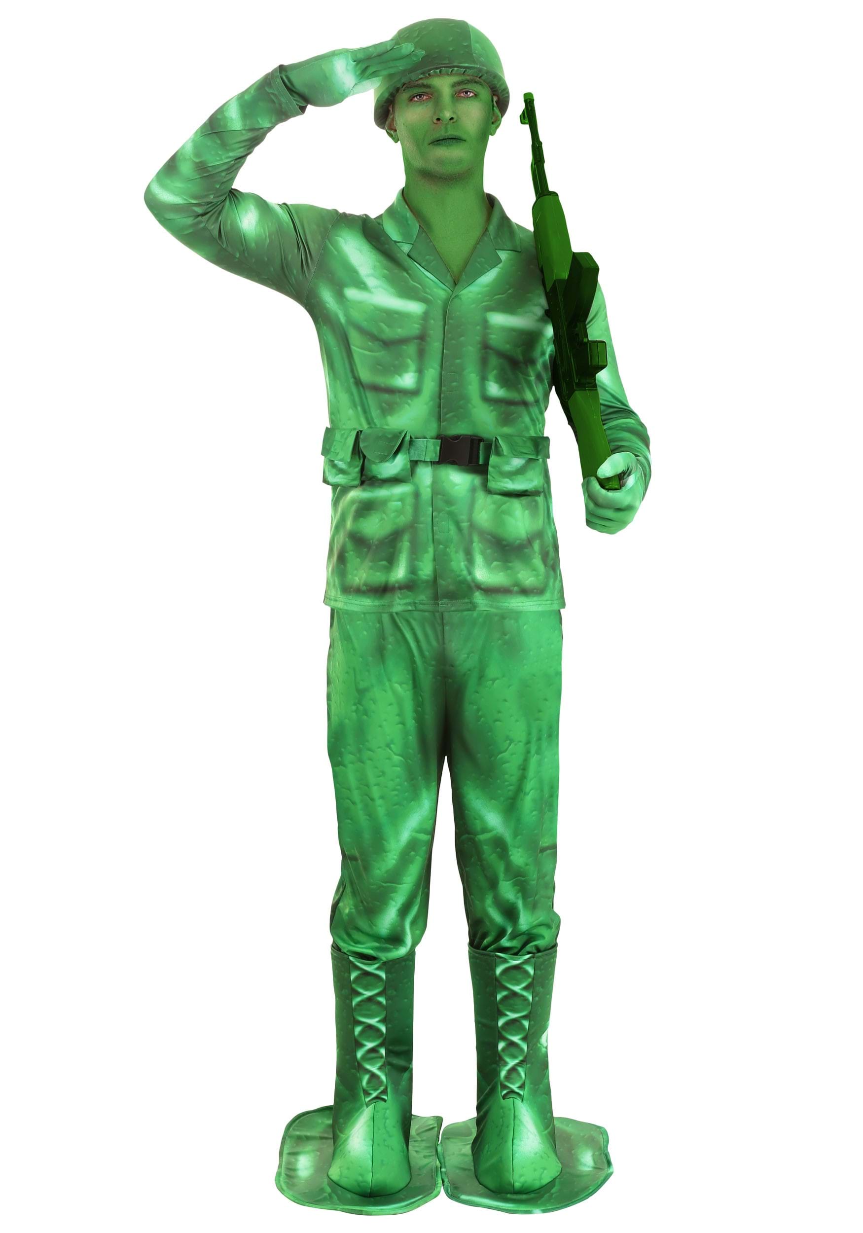 Plastic Army Man Adult Costume