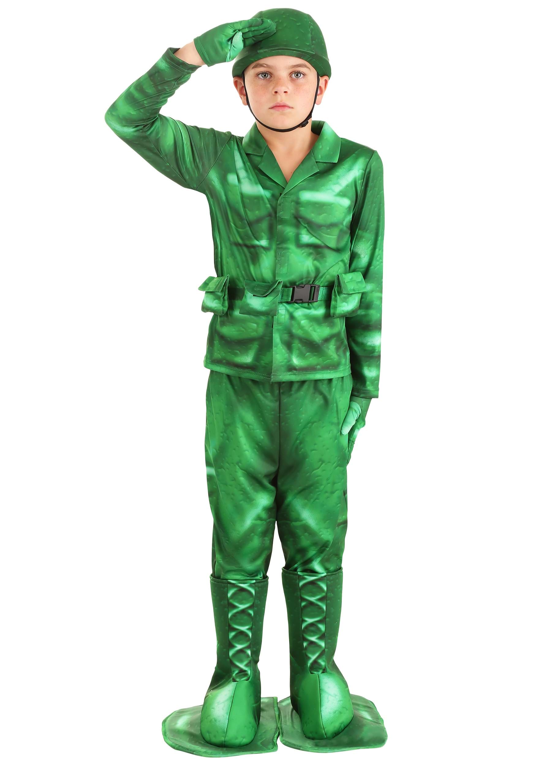 Plastic Army Man Kids Costume