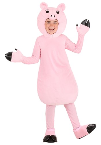 Kids Pink Pig Costume