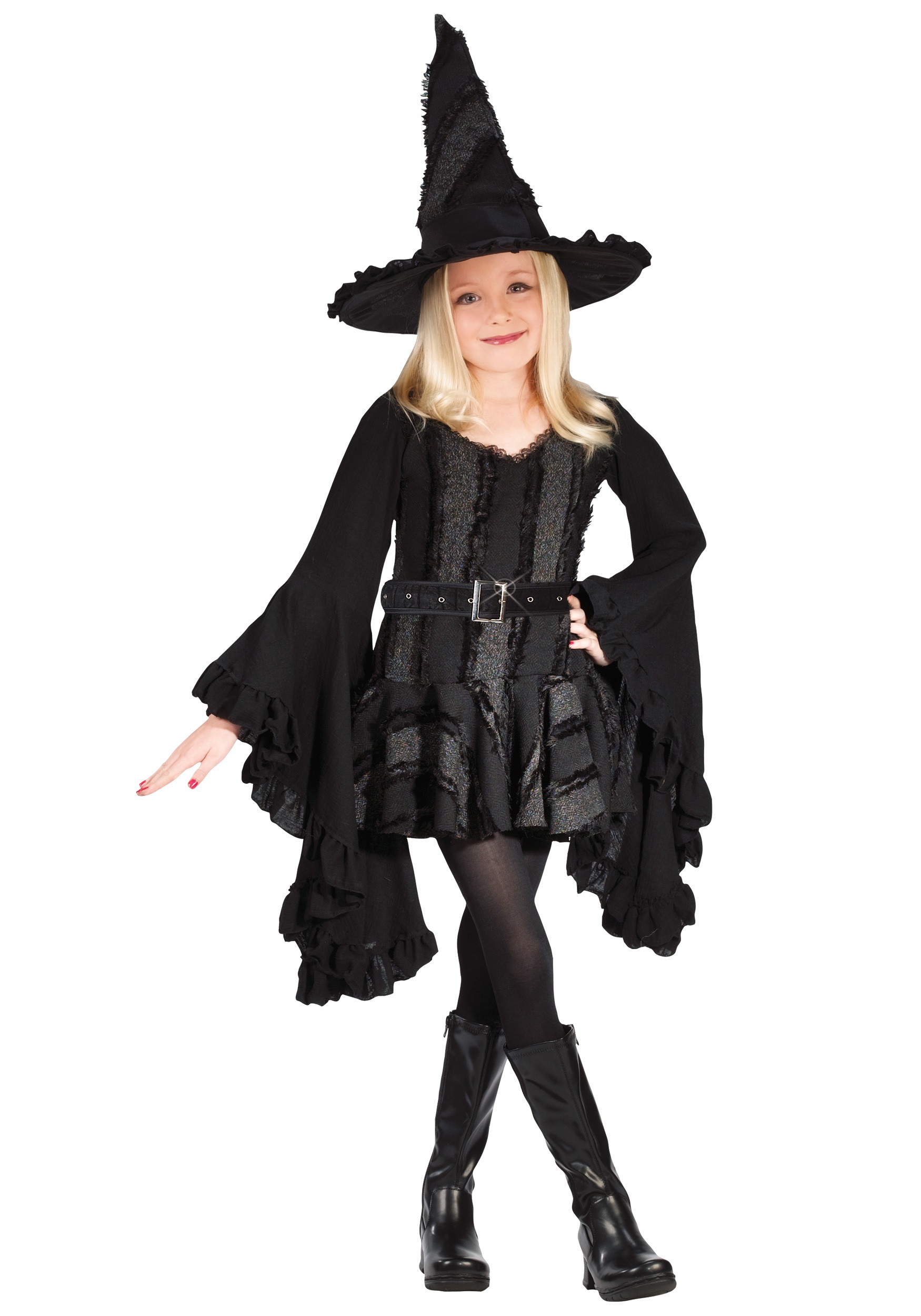 Black Witch Girls Costume