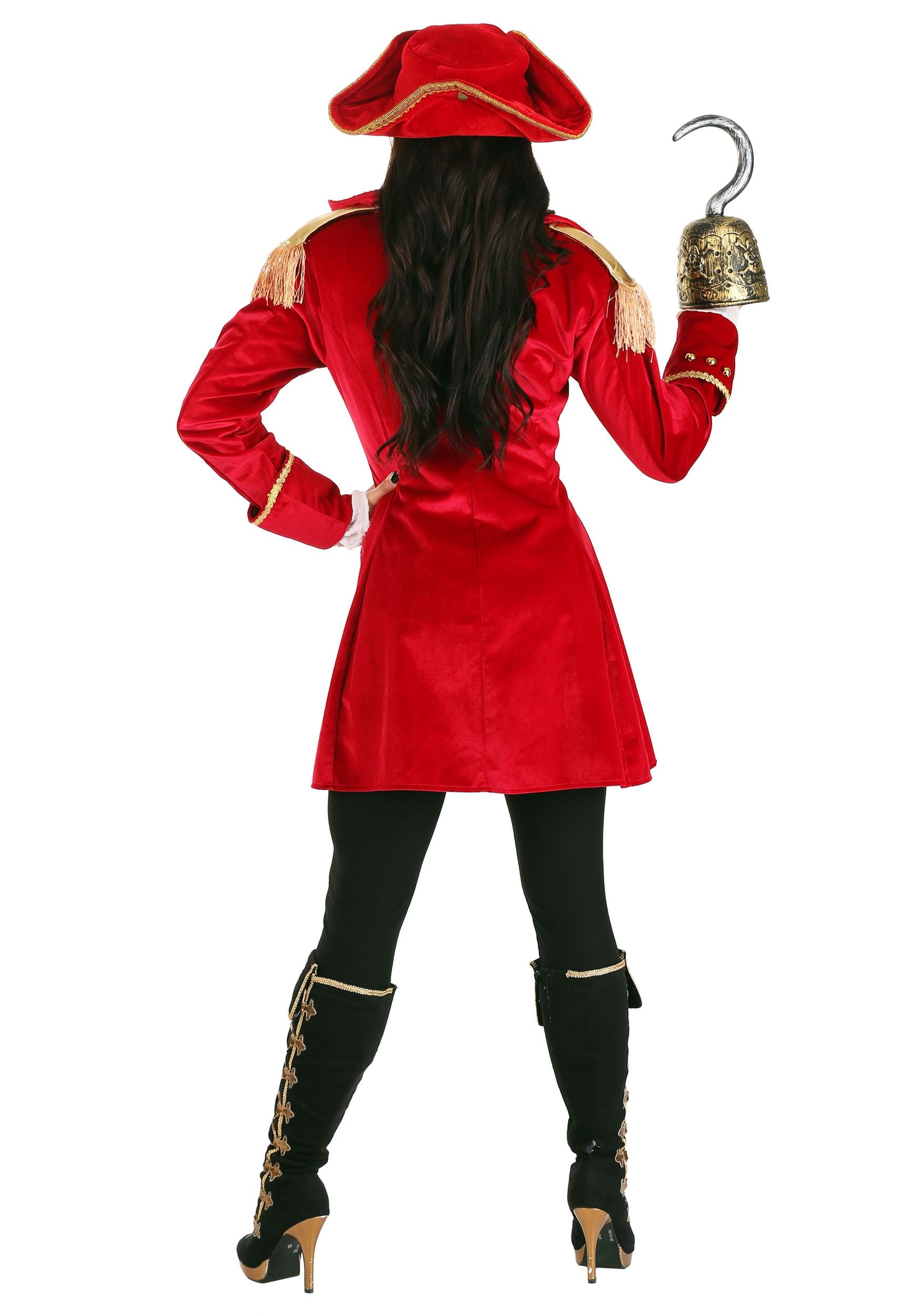 Deluxe Captain Hook Costume for Women